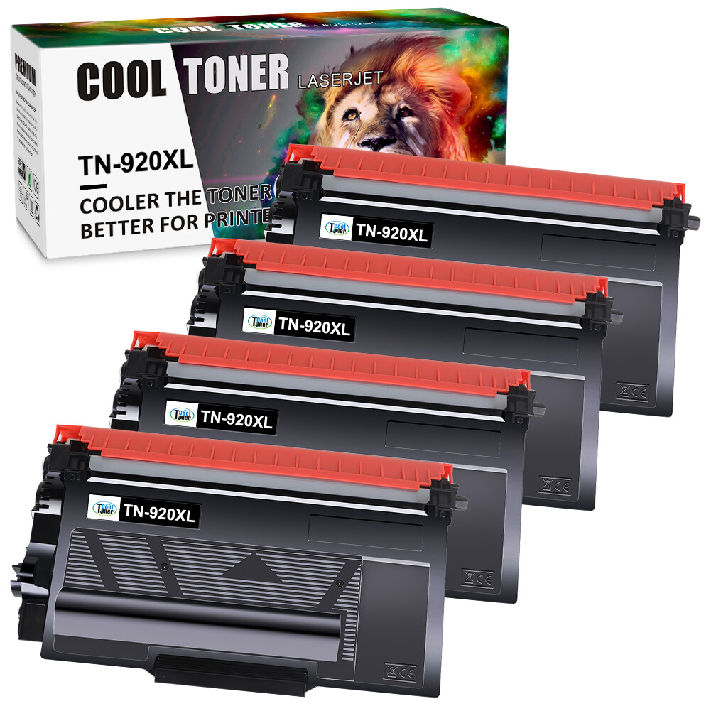 4PK TN920XL Fits For Brother TN920 Toner MFC-L6810DW L6915DW HL-L6310DW EX415DW