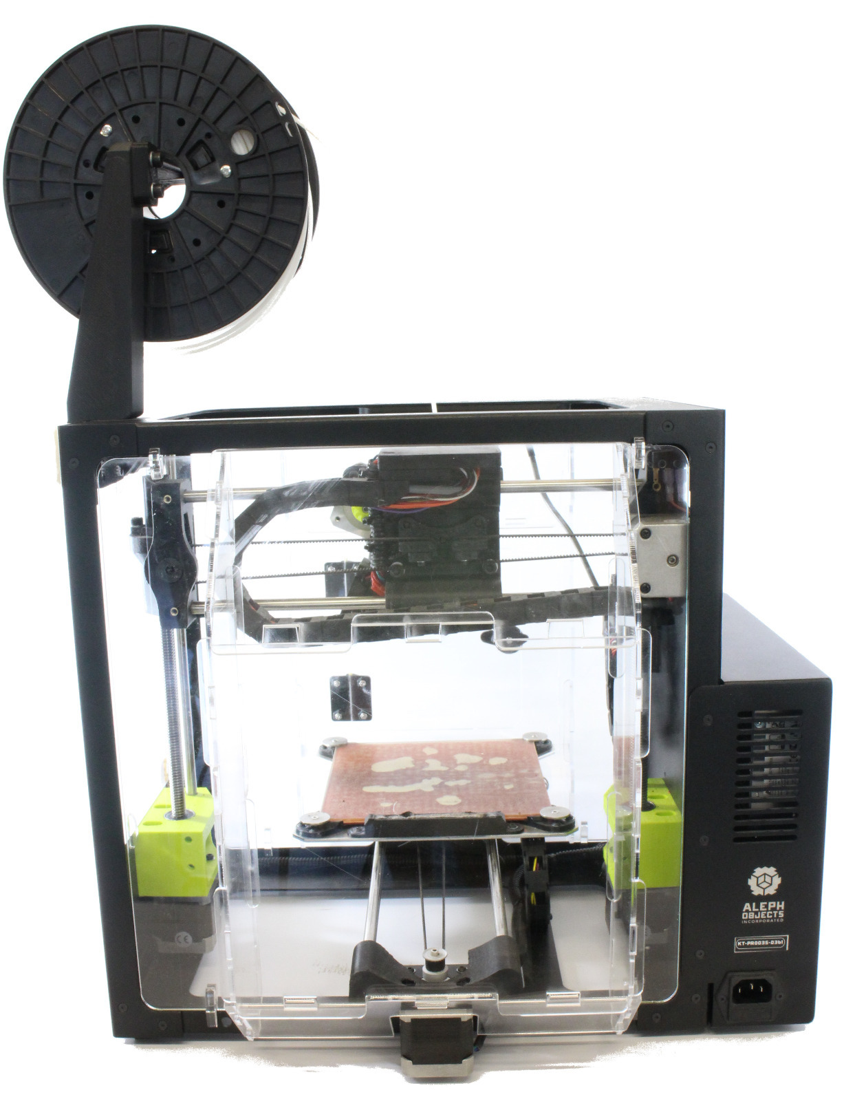 Add-on Polycarbonate Enclosure for Lulzbot Mini 3D Printer with Lexan Top Plate