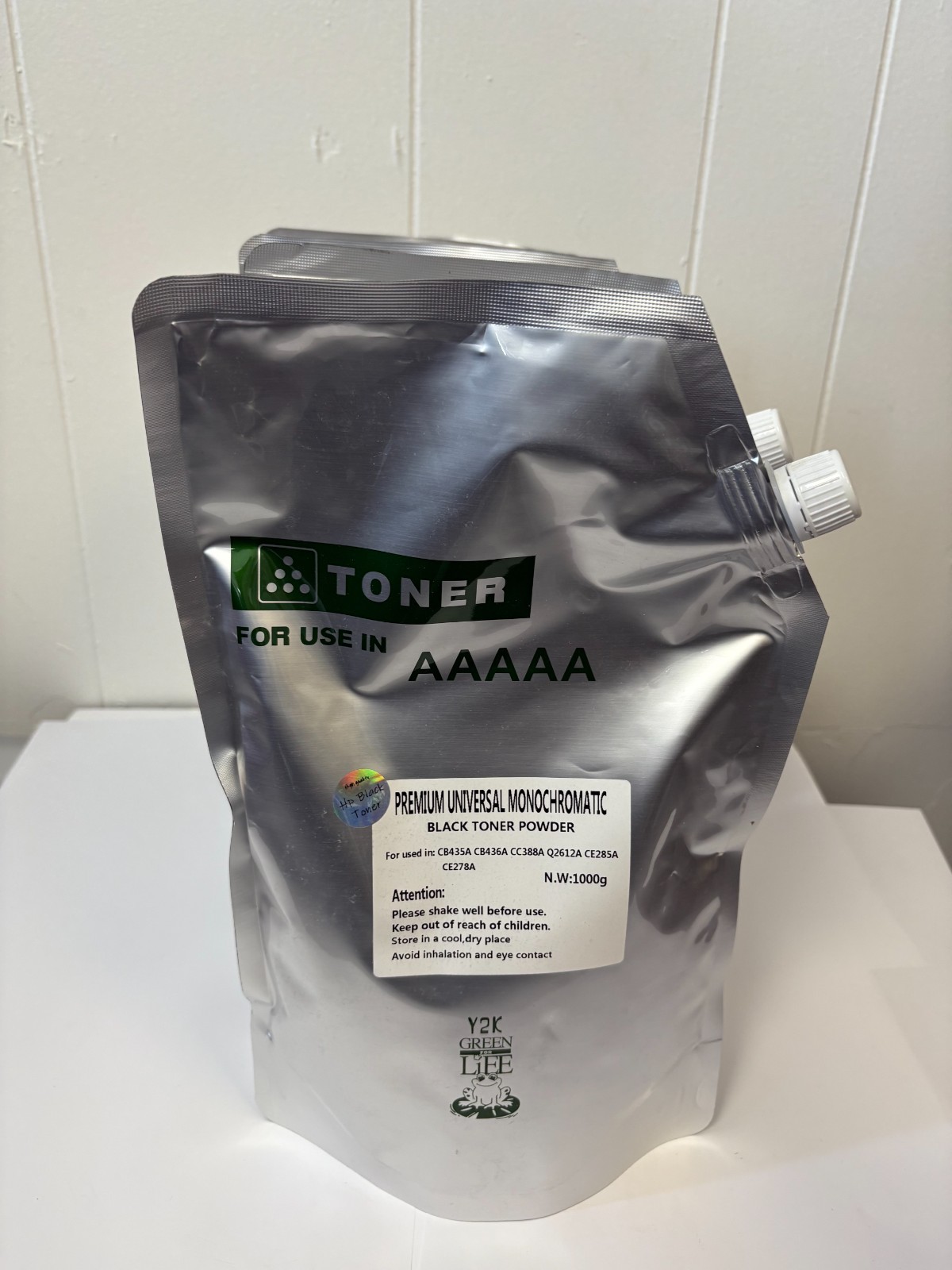 Bulk AAAAA Premium Universal Monochromatic Blk Toner Powder – 1000g – HP & Canon