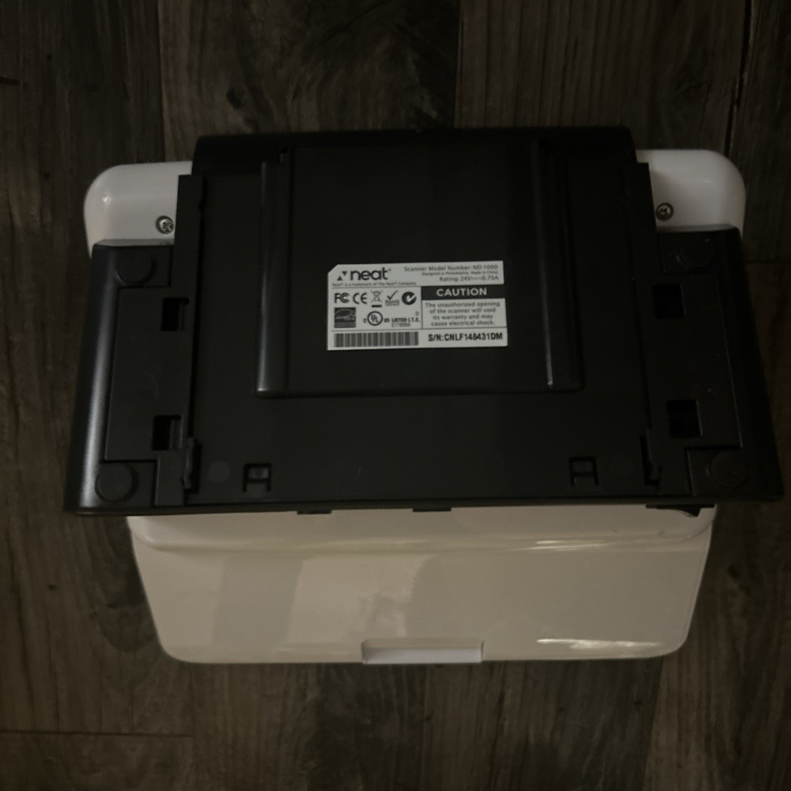 NeatDesk ND-1000 Desktop Document & Receipt Scanner Tested w/ Power & USB Cables
