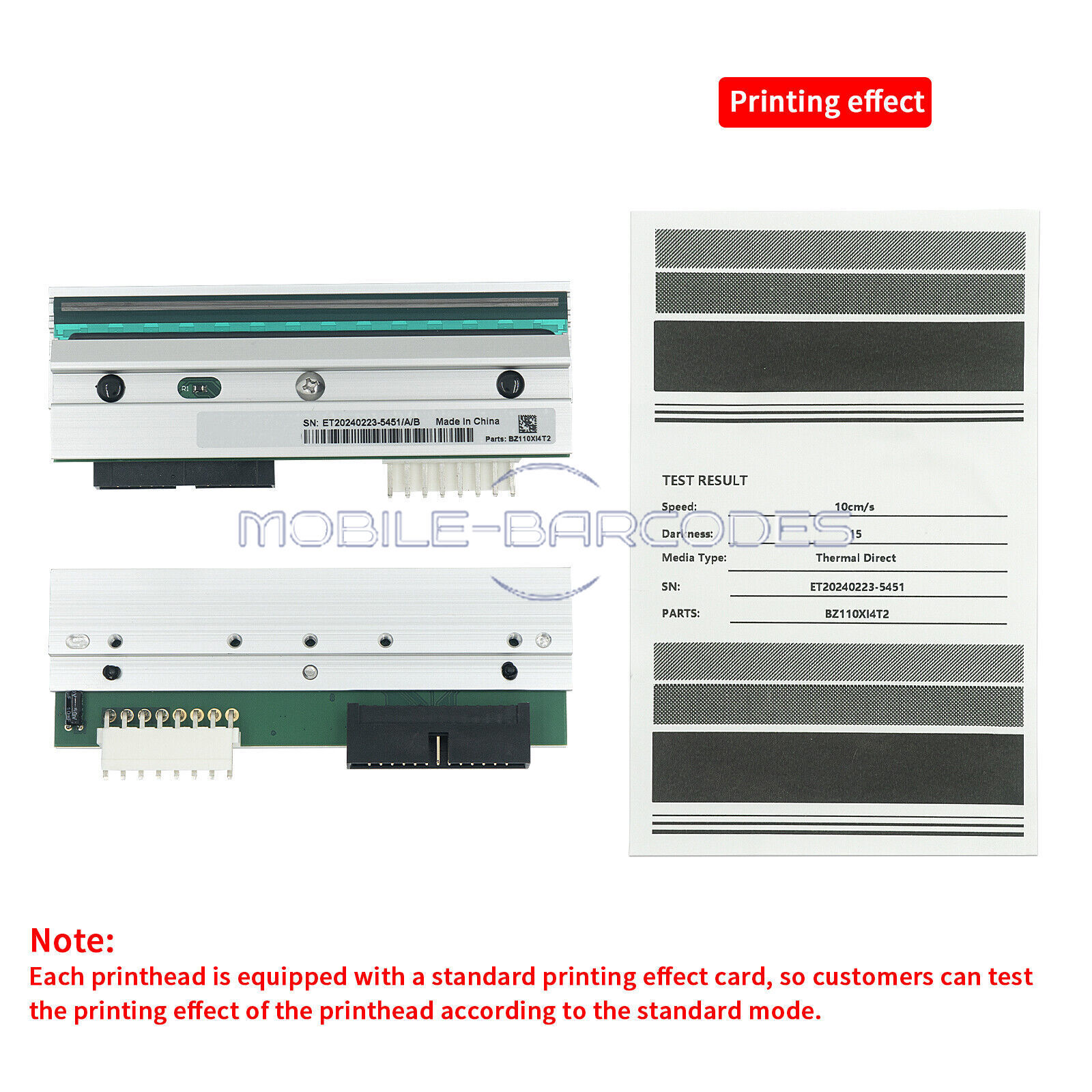 NEW 203dpi BPrinthead for Zebra 110Xi4 R110Xi4 Thermal Label Printer P1004230