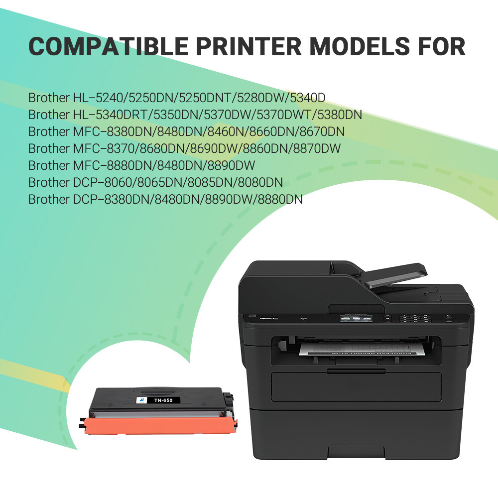 Toner Cartridge Compatible With Brother TN-350 TN-630 TN-650 TN-780 High Yield