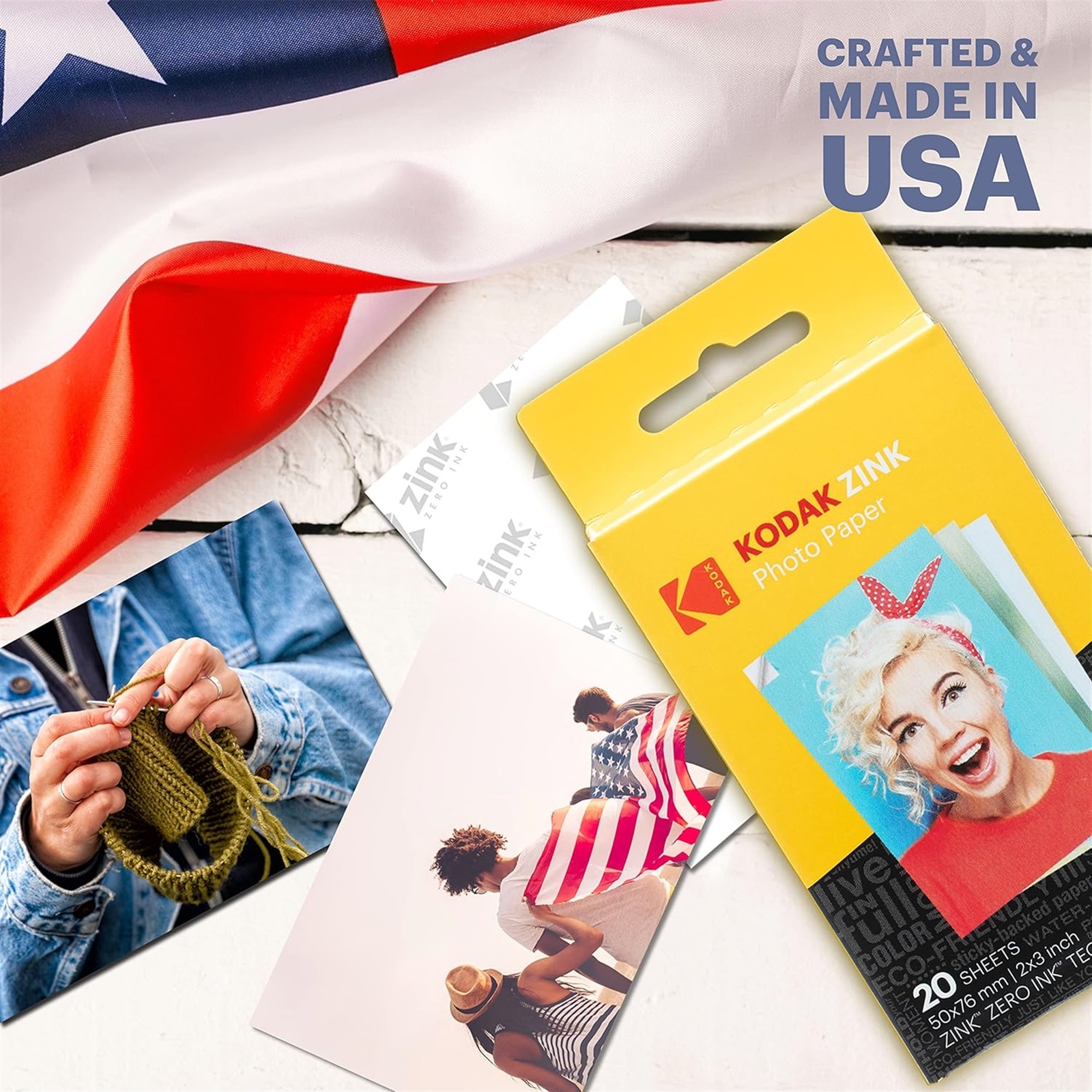 Kodak x Barbie Step Slim Wireless Instant Portable Photo Mobile Printer – Bundle