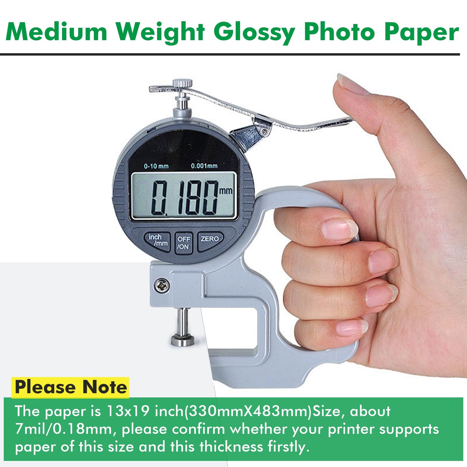 Brochure Paper Double Side Glossy 13×19 Inch 42lb Inkjet Printer 100 Sheets