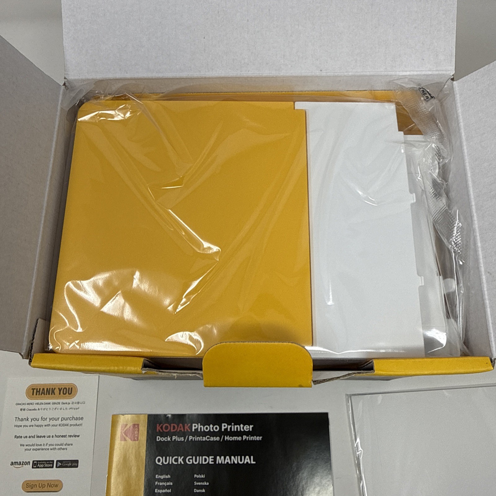 KODAK Instant Dock Printer PD460 Portable Instant Photo Printer Open Box