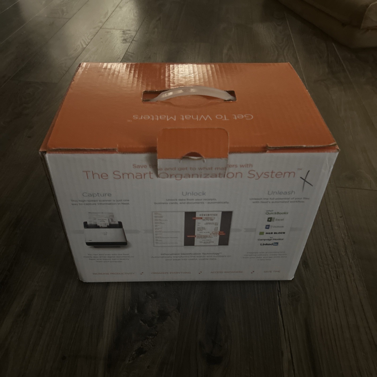 NeatDesk ND-1000 Desktop Document & Receipt Scanner Tested w/ Power & USB Cables