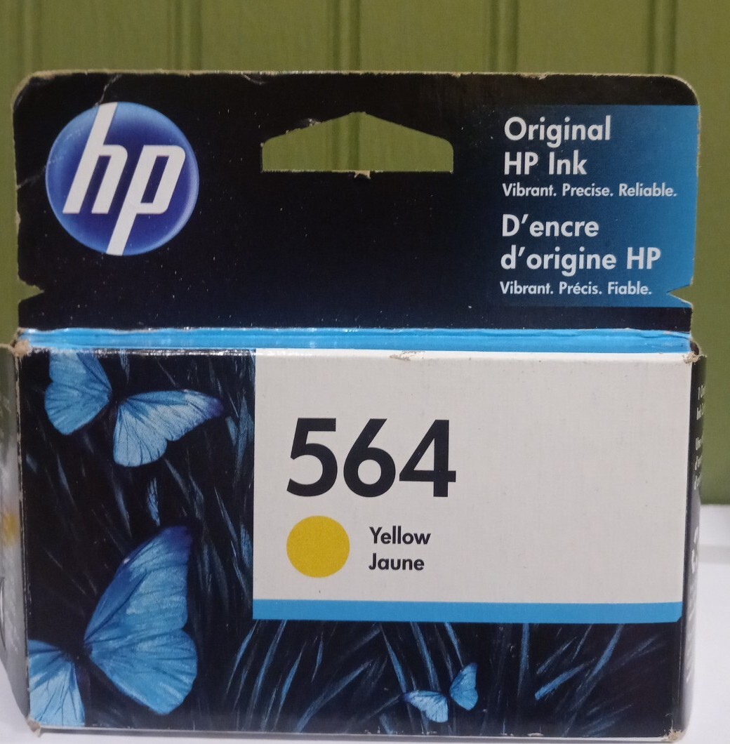 Genuine hp 564 Ink Cartridge – Yellow ( 04/ 2023)
