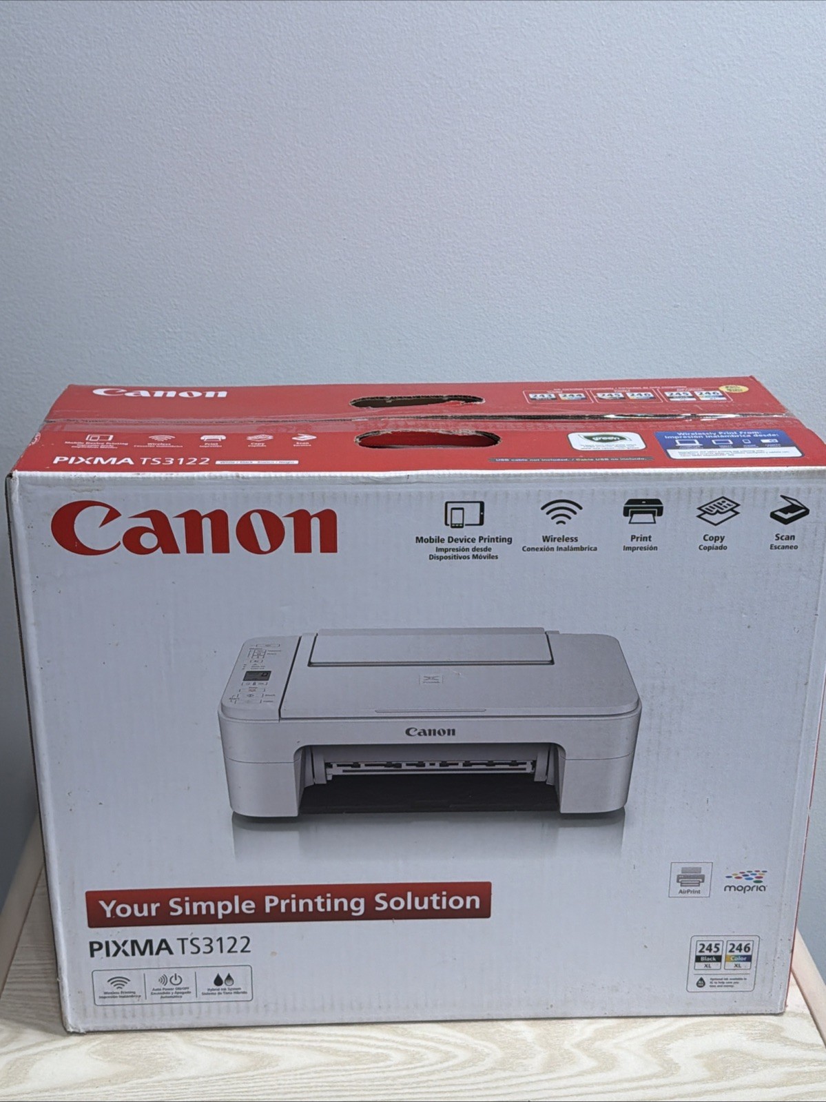 Canon Pixma TS3122 Wireless All-in-One Inkjet Printer
