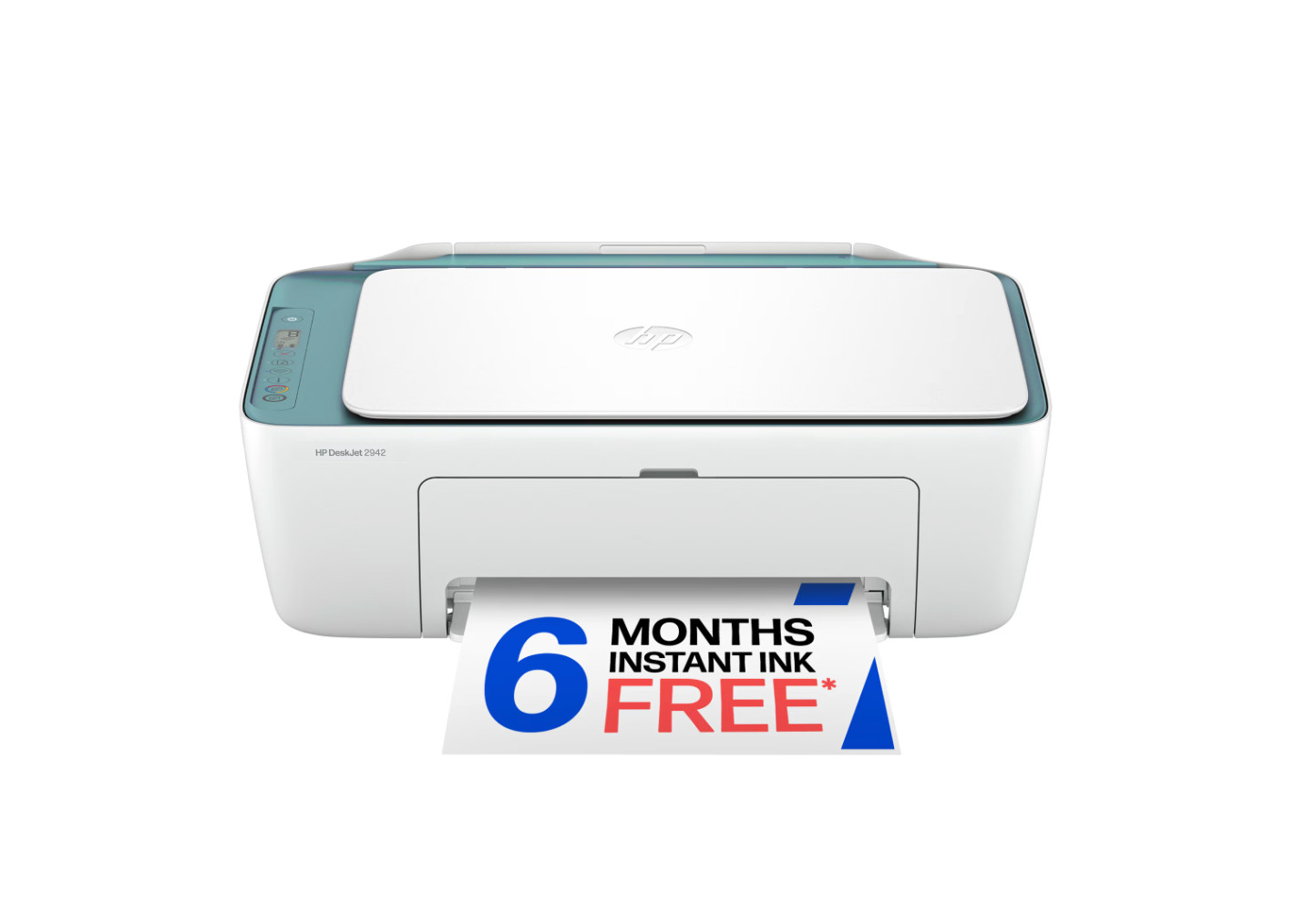 HP DeskJet 2942 Wireless All-in-One Color Inkjet Printer, 6 Months Free Instant