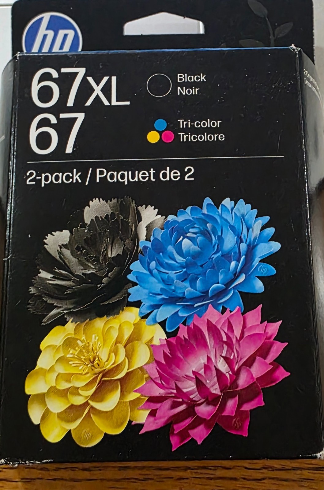 Genuine HP 67XL Black & 67 Tri Color Ink Cartridges 3YP31BN FREE SHIP
