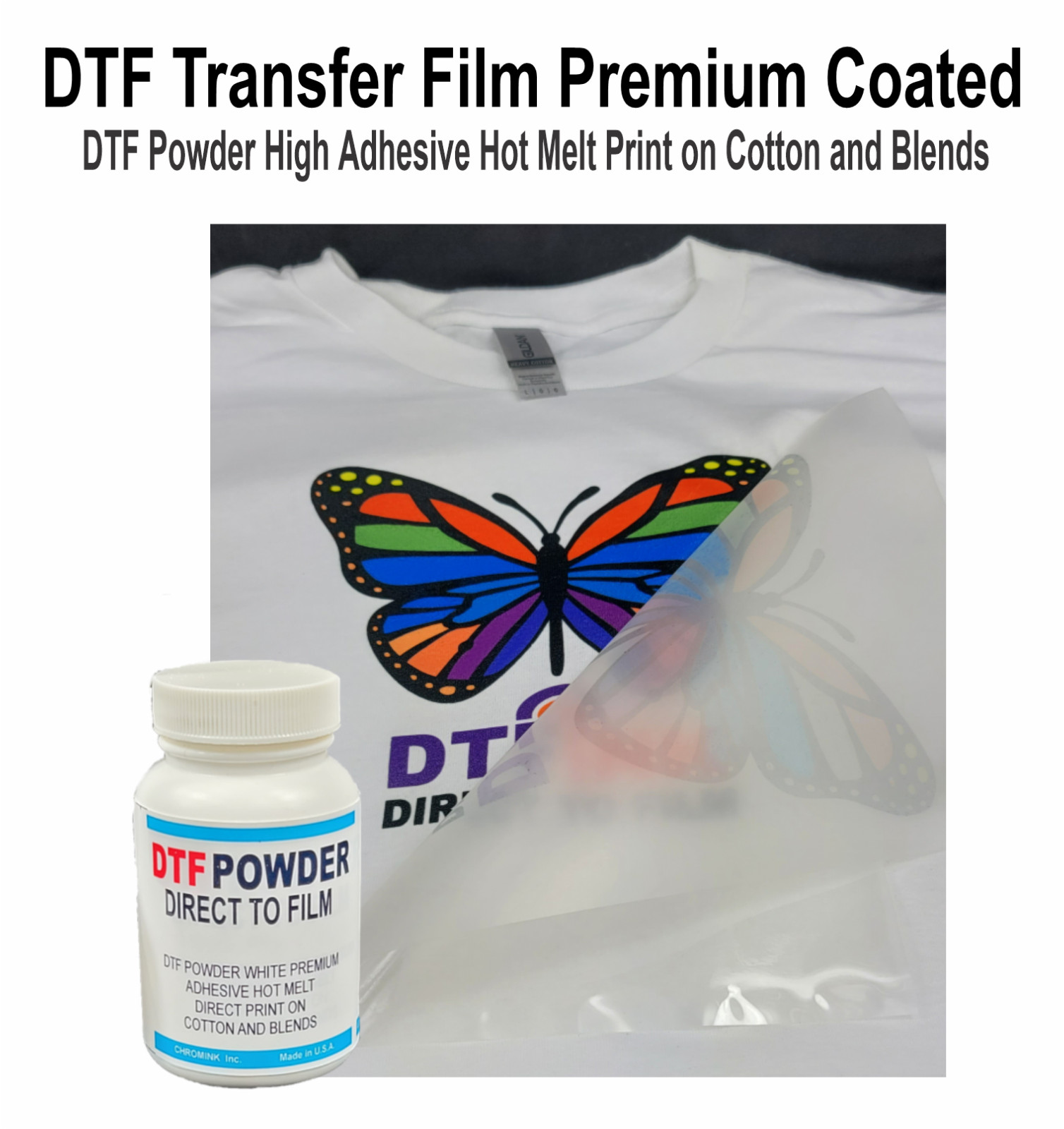 Epson Printer with Sublimation ink Heat Transfer Direct DTF T- Shirt Starter Kit