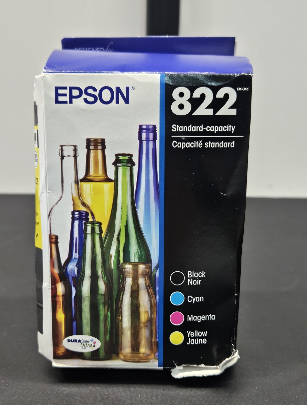 Epson 822 Black Cyan Magenta Yellow Ink Cartridge Set T822120-BCS