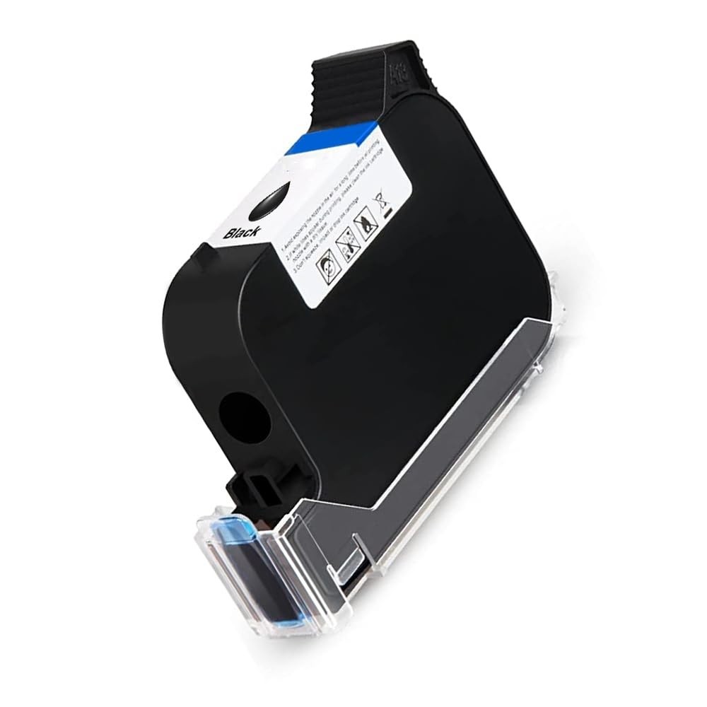 42ml Black Ink Cartridge – Fast Dry Replacement for Handheld & Batch Code Printe