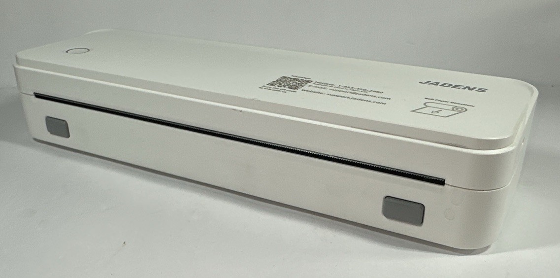 JADENS Wireless Portable Printer for Travel, Bluetooth Thermal Printer, Compact