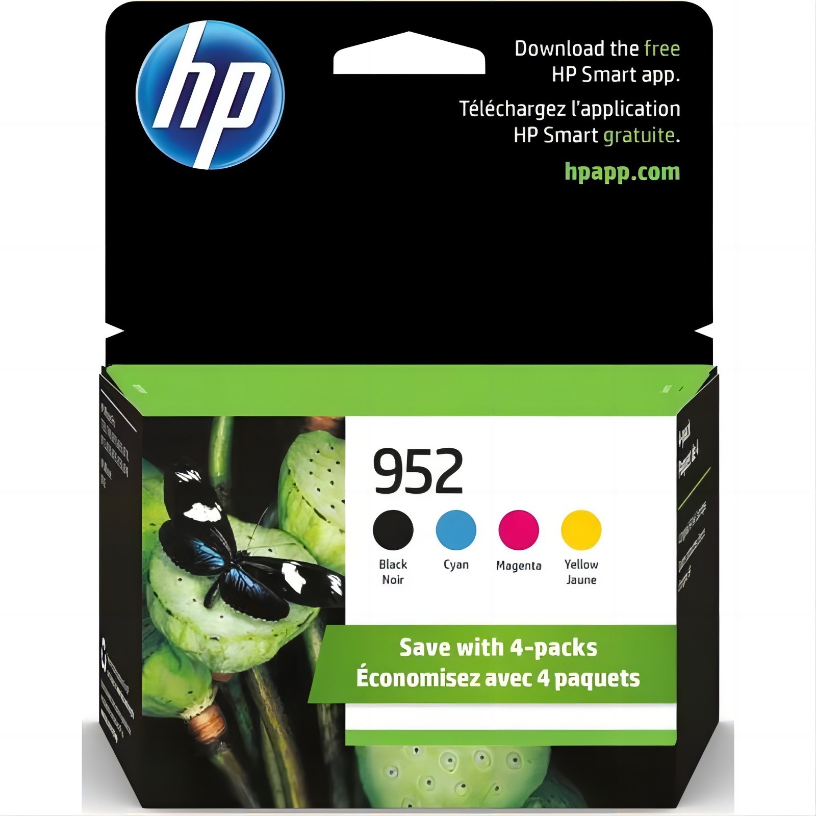 HP 952 Black Cyan Magenta Yellow Ink Cartridges 4PK Works with OfficeJet 8740