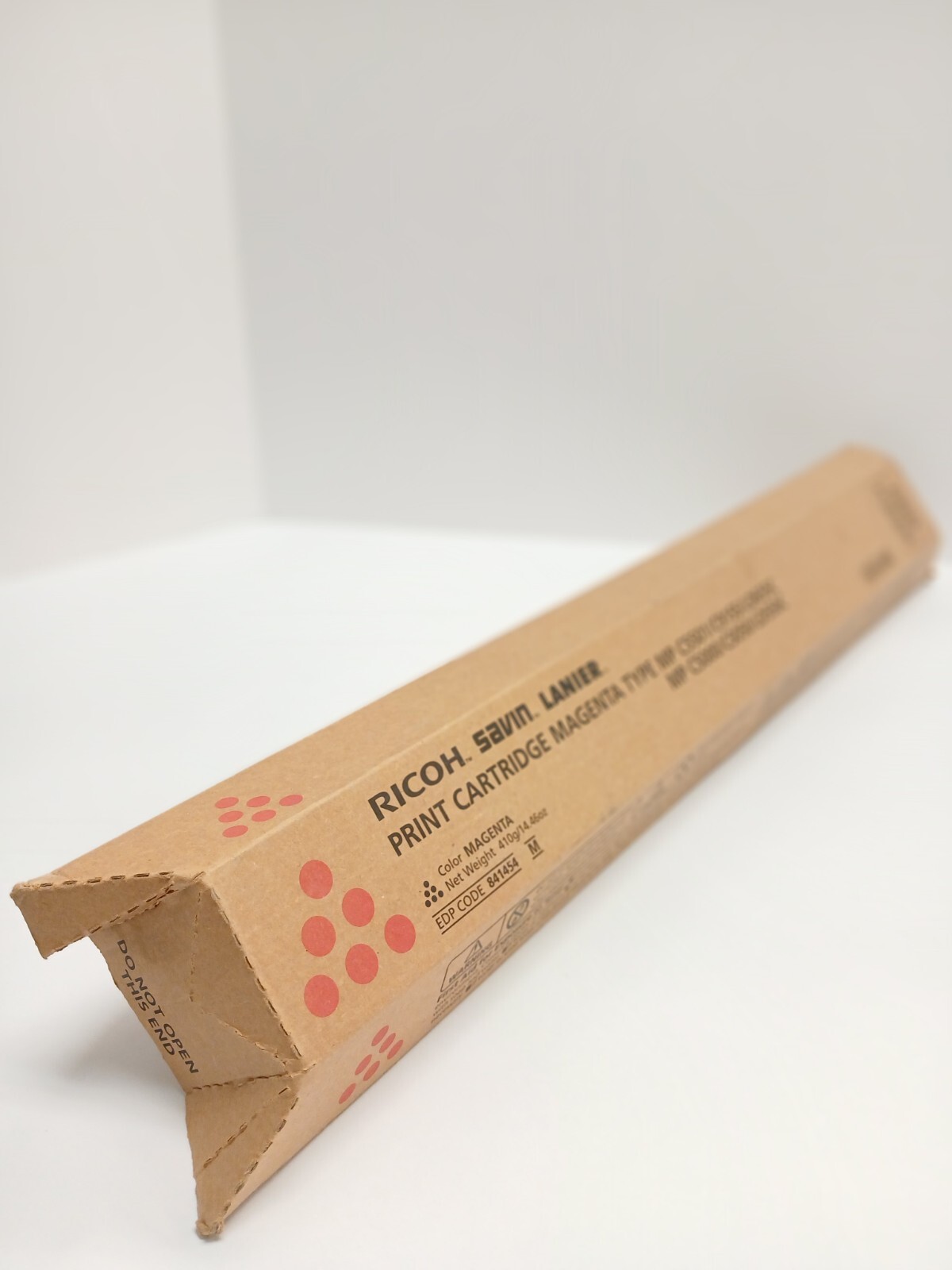 Ricoh Savin Lanier 841454 Magenta Toner MP C5501 Genuine New OEM Sealed.