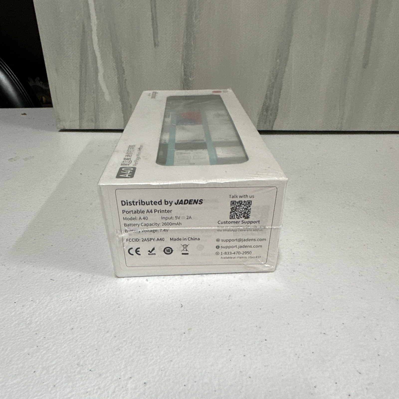 PeriPage A40 Portable Thermal Bluetooth Mobile Printer A4 Black & White
