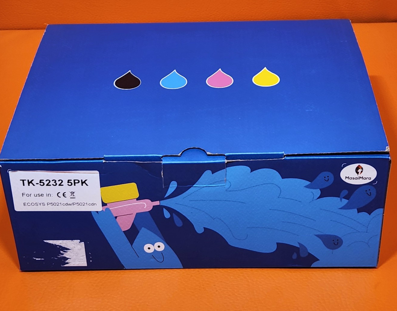 Generic TK-5232 Toner Cartridges 2 Black 1 Cyan 1 Magenta 1 Yellow For Kyocera