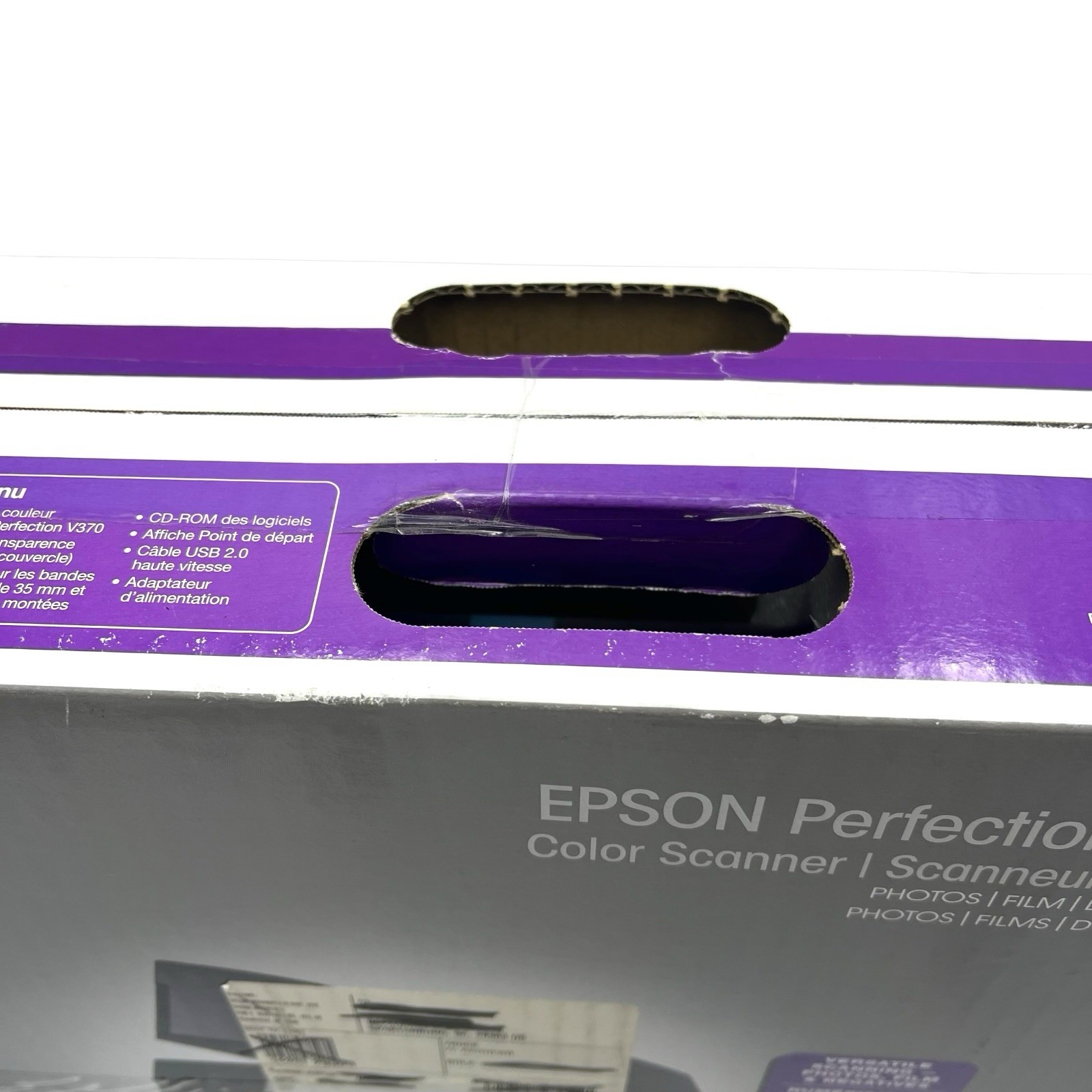 Epson Perfection V370 Photo Slide and Film Scanner 4800 DPI New Open Box