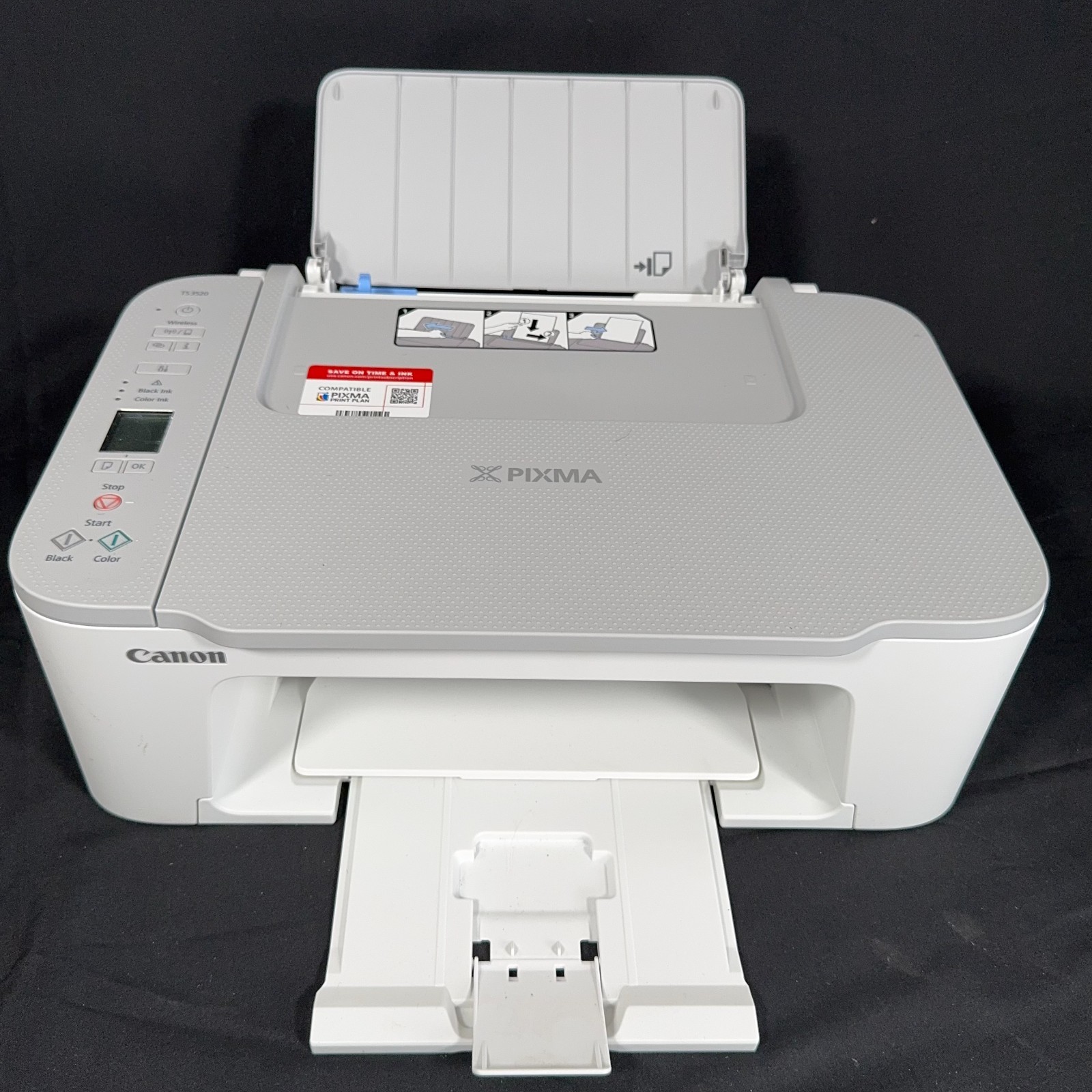 Canon PIXMA TS3520 Wireless All-In-One Inkjet Printer Scanner Copier USB White