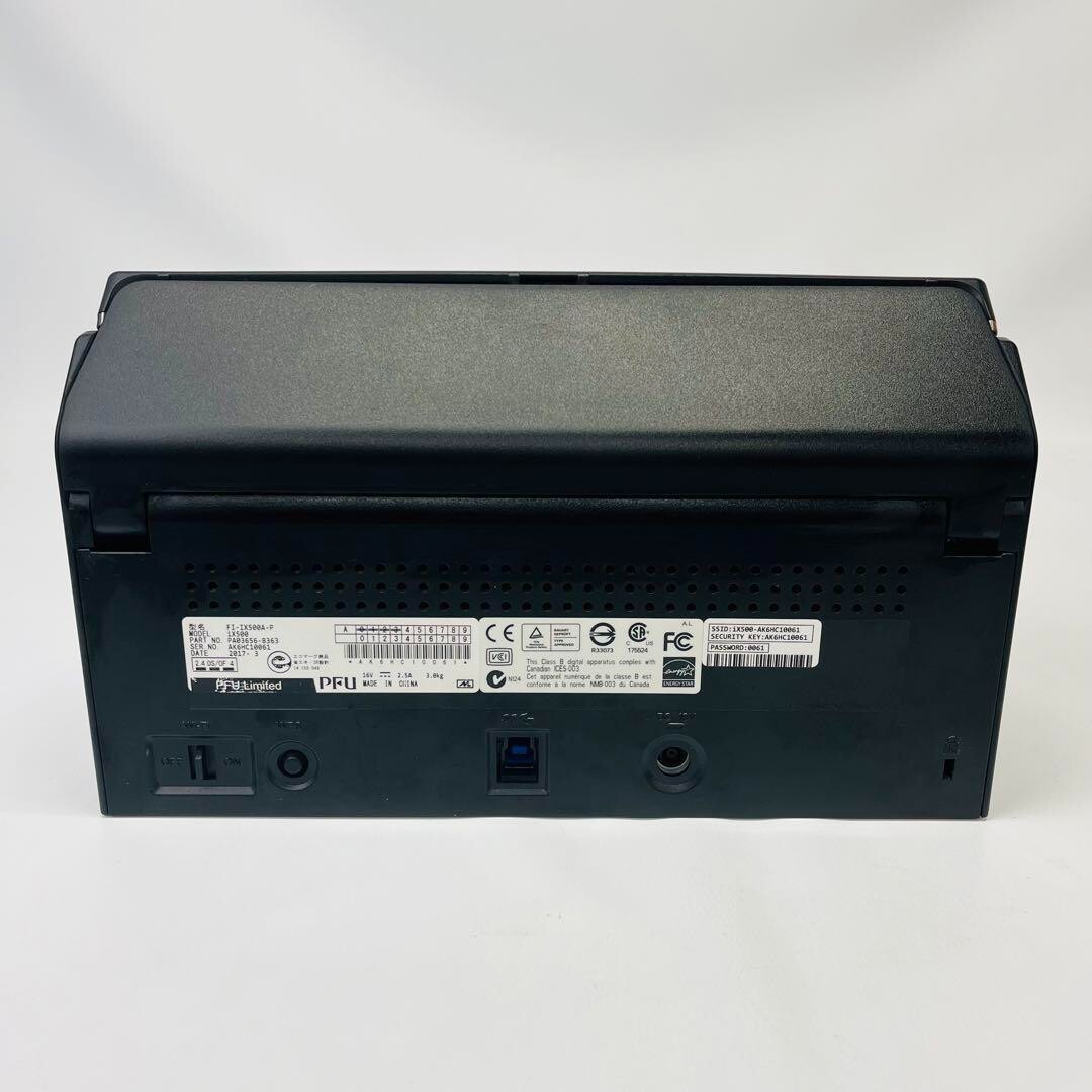 Fujitsu ScanSnap iX500 USED Document Scanner FI-IX500 w/Adapter Cable From japan