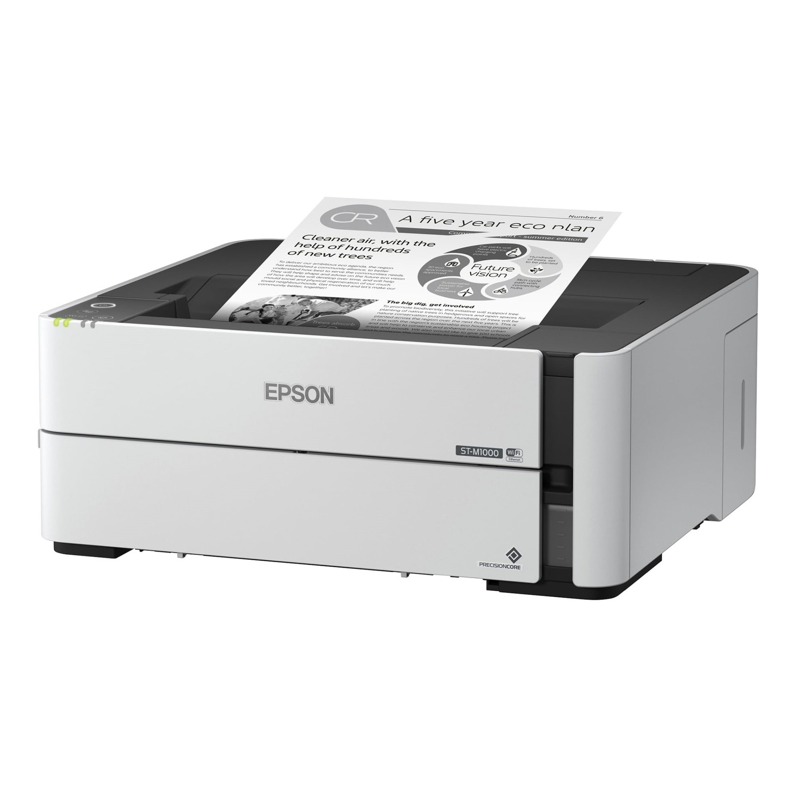 Epson WorkForce ST-M1000 Desktop EcoTank Inkjet Printer Monochrome C11CG94201