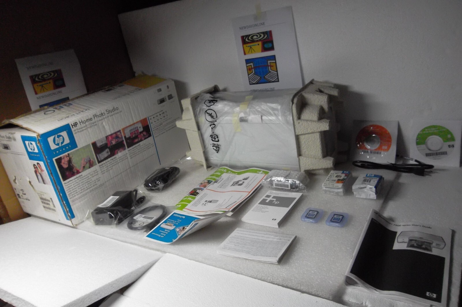 HP Photosmart 7850 Printer w/E317 Digital Camera USB 32MB 4800×1200 Q6335A NEW