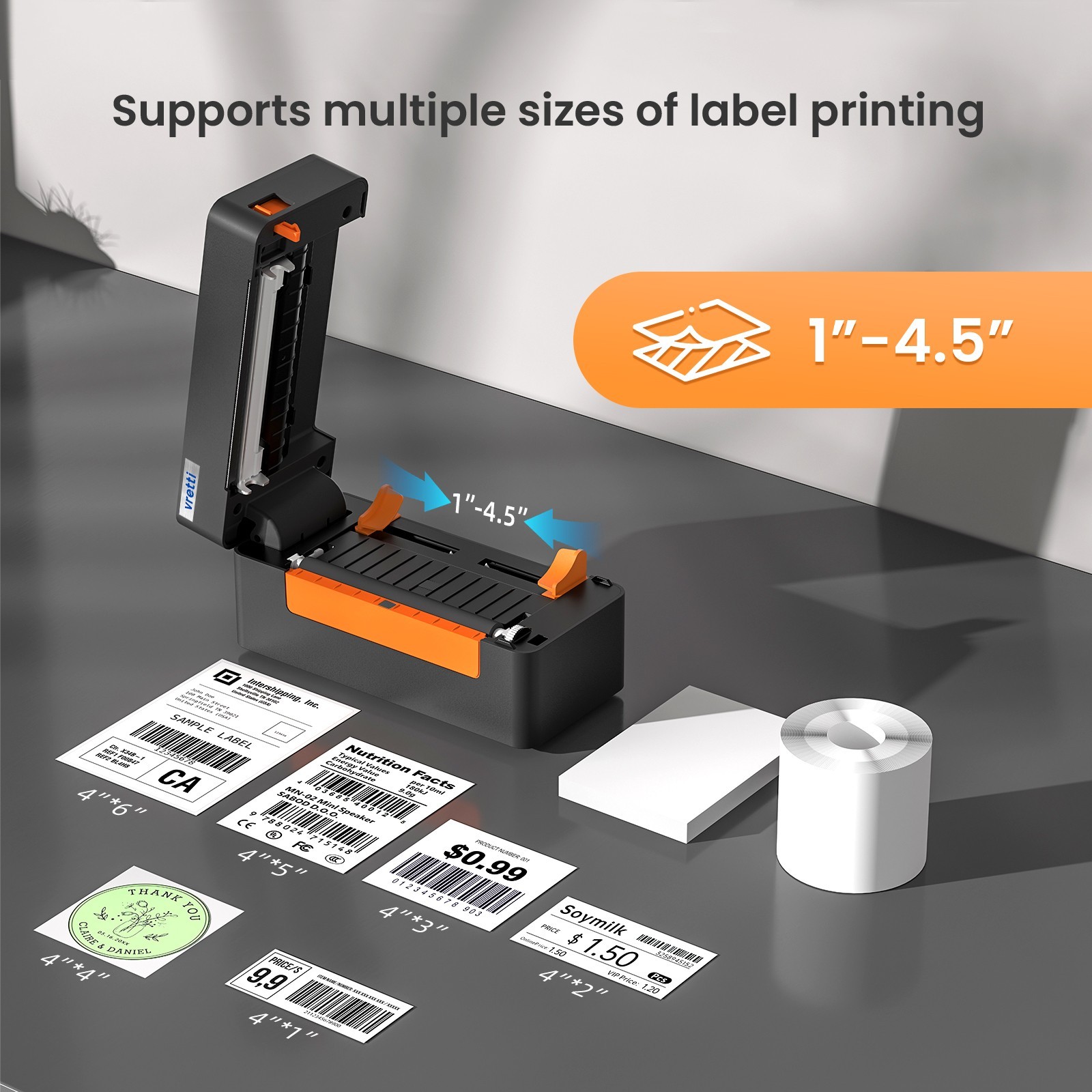 VRETTI Thermal Shipping Label Printer4x6 Cheap Label Printer Amazon ETSYEBAY