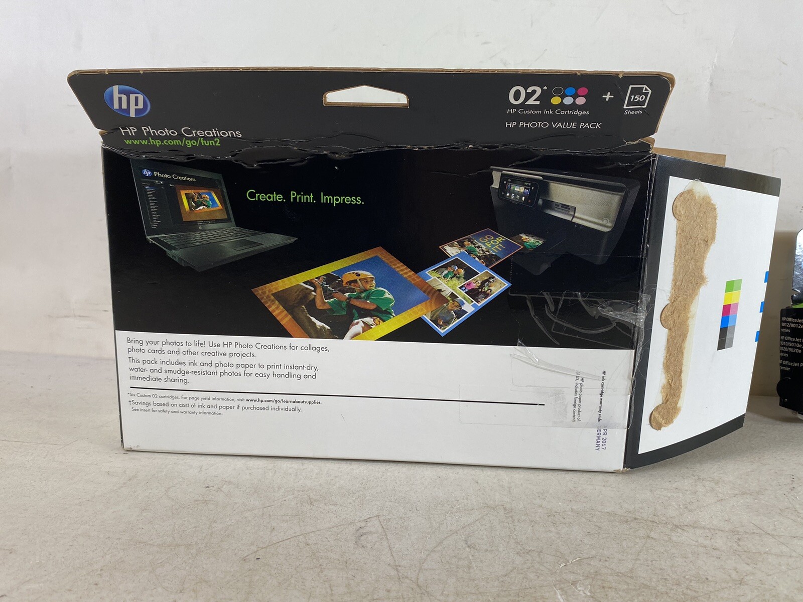 HP Photo Value Pack Custom Ink Cartridges 8F24