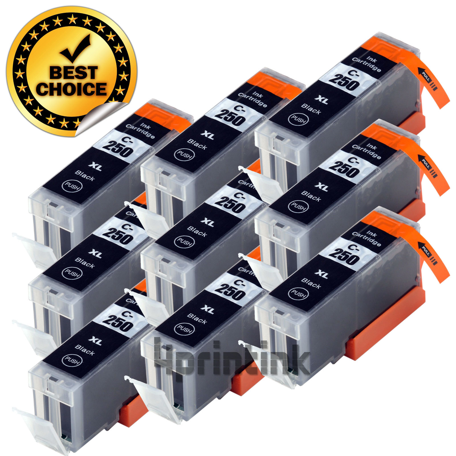 9pk PGI250XL PGI-250XL Black Ink For Canon Pixma iP7220 iP8720 iX6820