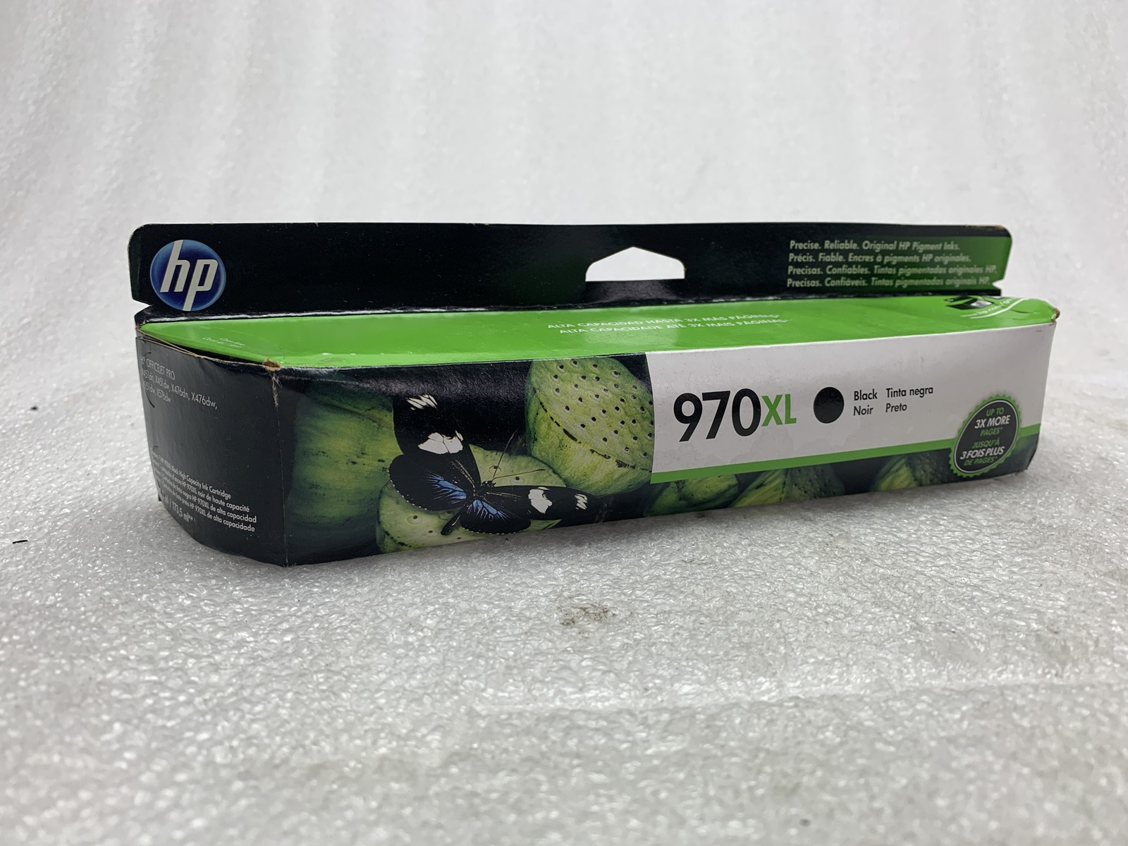 HP 970XL High-Yield Black Ink Cartridge, CN625AM*Exp Date 02/2019*