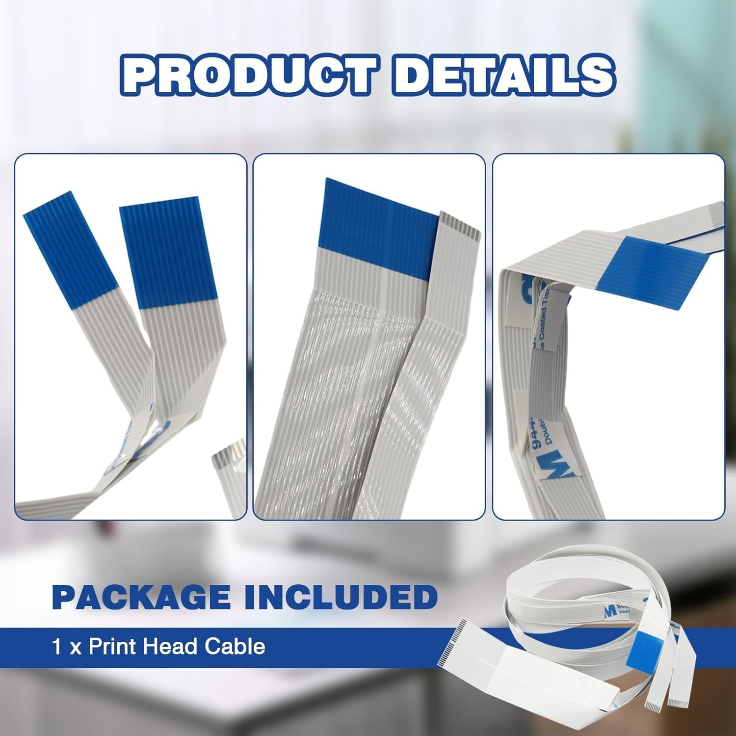 High-Quality Epson Print Head Cable for 1390, 1400, L1800 & Reliable Performance
