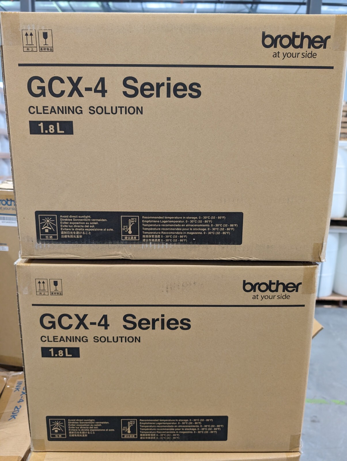 Brother GTX GCX-4E02 Cleaning Solution 1.8L (New In Box, QTY: 6) – BGCX40E002K00