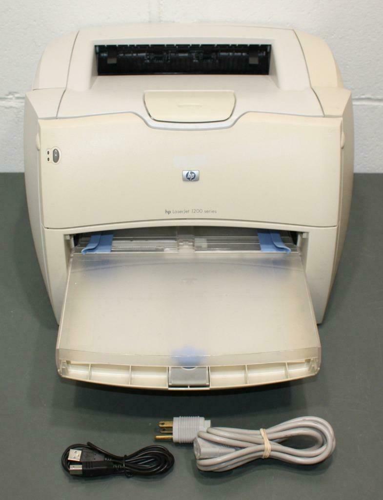 HP LaserJet 1200 Workgroup Laser Printer Solenoid Rebuilt, No Paperjam w TONER