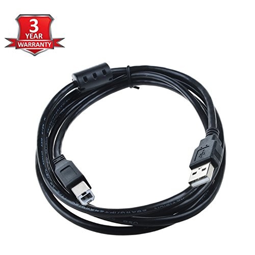 SLLEA USB 2.0 Printer Cord for NCR RealPOS 7197 Real POS Point of Sale Black