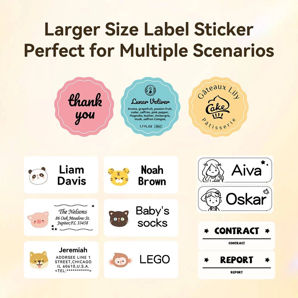 NiiMbot B1 Thermal Label Printer Bluetooth Wireless Portable Sticker Maker