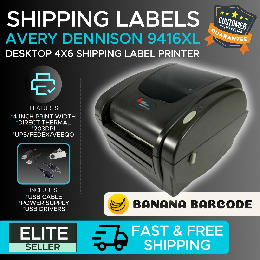 ✅Good & Cheap UPS Shipping Label Printer, Desktop/USB, Avery Dennison 9416XL!🔥⭐