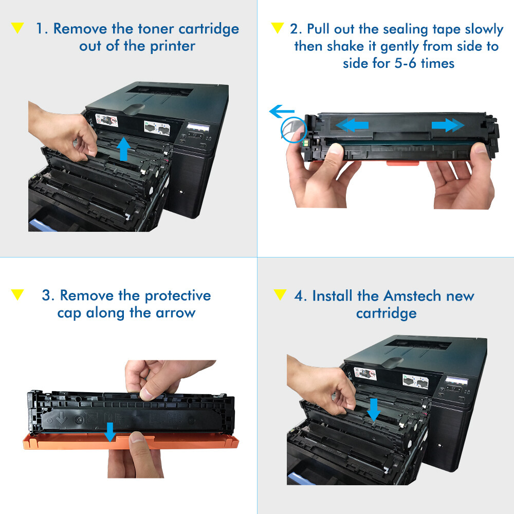 4Pack CRG131 H For Canon 131 Toner ImageCLASS MF8280Cw LBP7110Cw MF624Cw MF628Cw