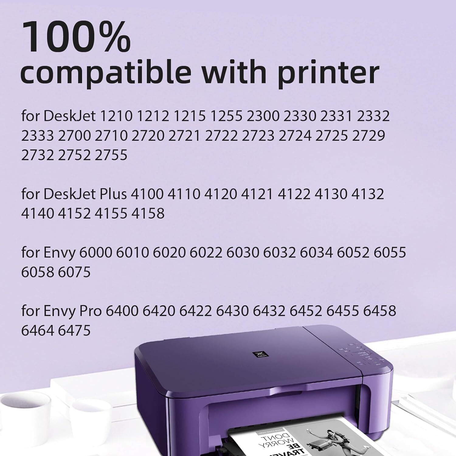 67XL XXL Ink Cartridge for HP Deskjet 2755 4155 4158e 2720e Envy 6010 6055 6020e