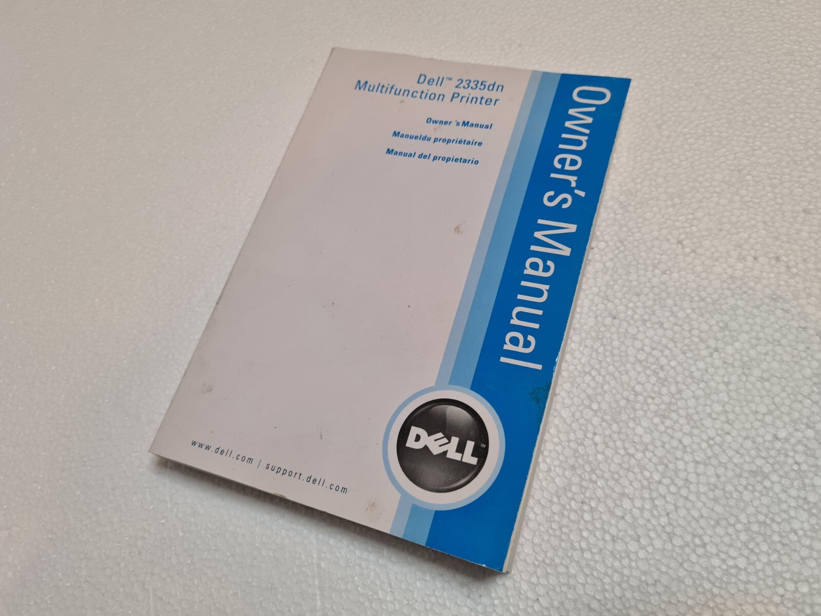 Owner’s Manual Dell 2335dn Multifunction Printer Dell Printer OE English Spanish