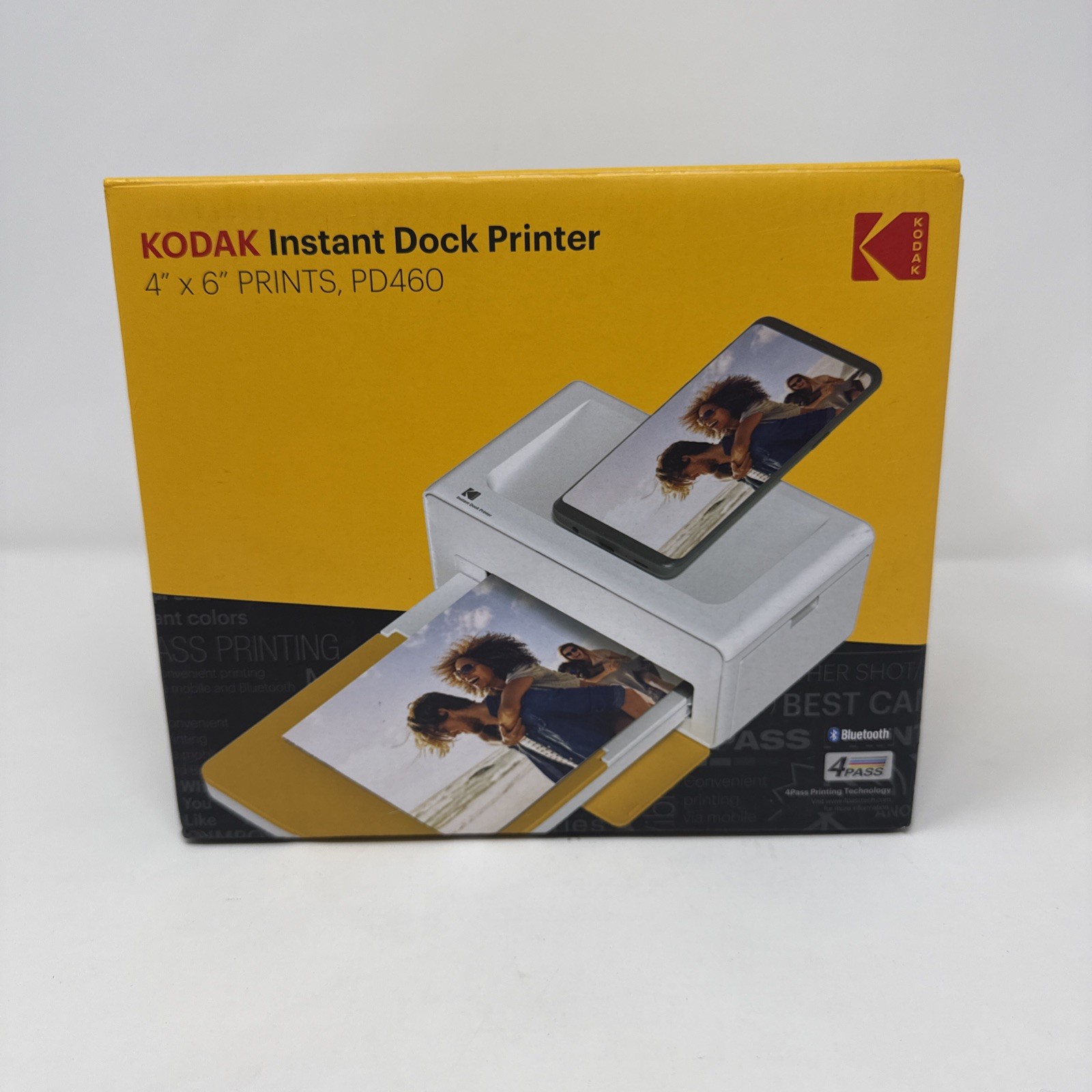 KODAK Instant Dock Printer PD460 Portable Instant Photo Printer Open Box