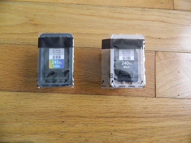 Genuine Canon PG-240XL Black CL-241XL Color Ink Tanks PIXMA MG2120-MG4220 NEW