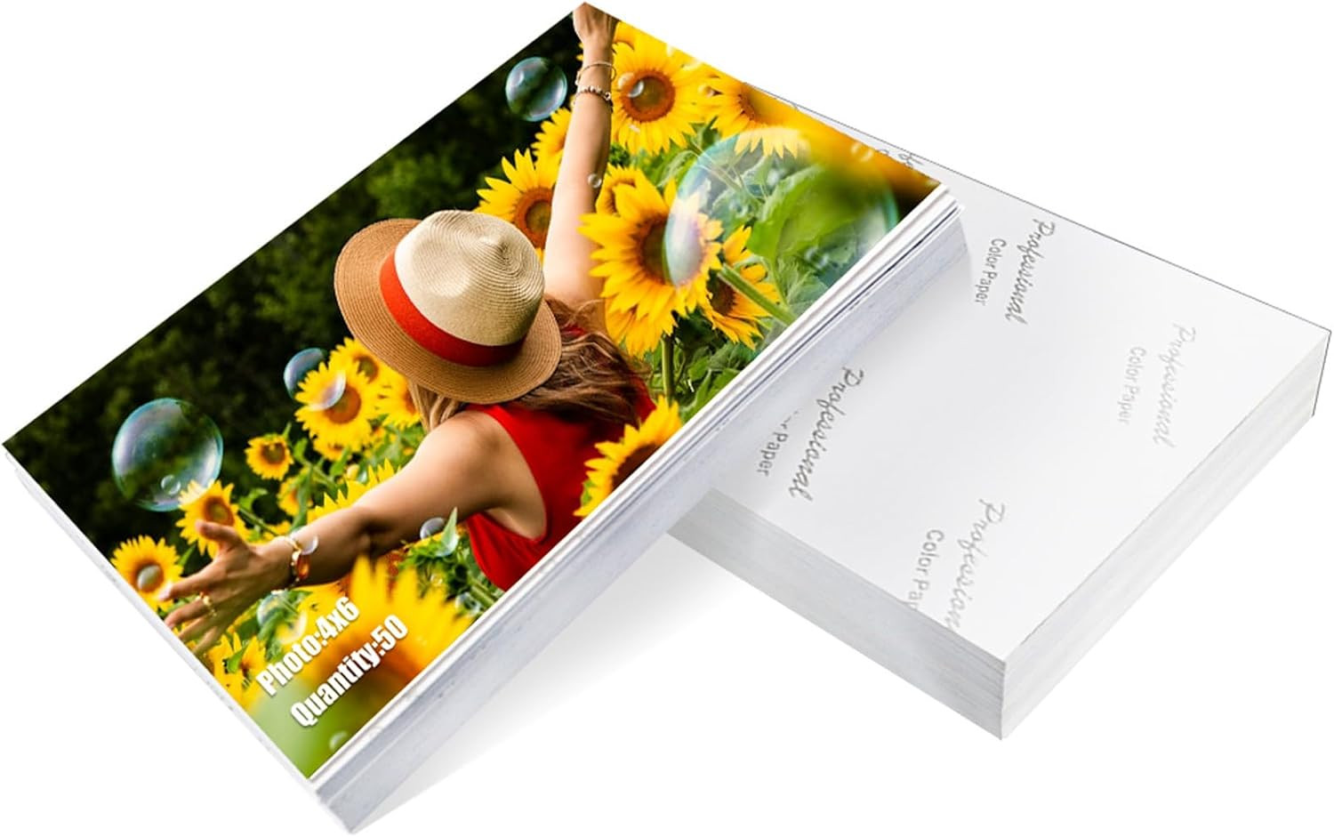 Photo Paper 4X6 Inch High Glossy Paper 50 Sheets, 200 GSM Paper for Printer (4X6