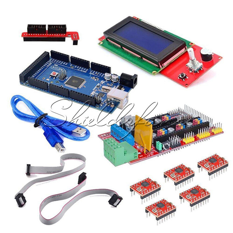 3D Printer Controller Kit RAMPS 1.4 + MEGA 2560 R3 + 5 x A4988 Motor Driver