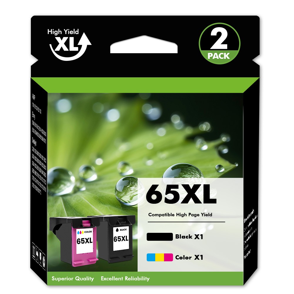 65 XL Ink Cartridges For HP 65XL ENVY 5000 5055 5052 Deskjet 2600 2652 3700 LOT