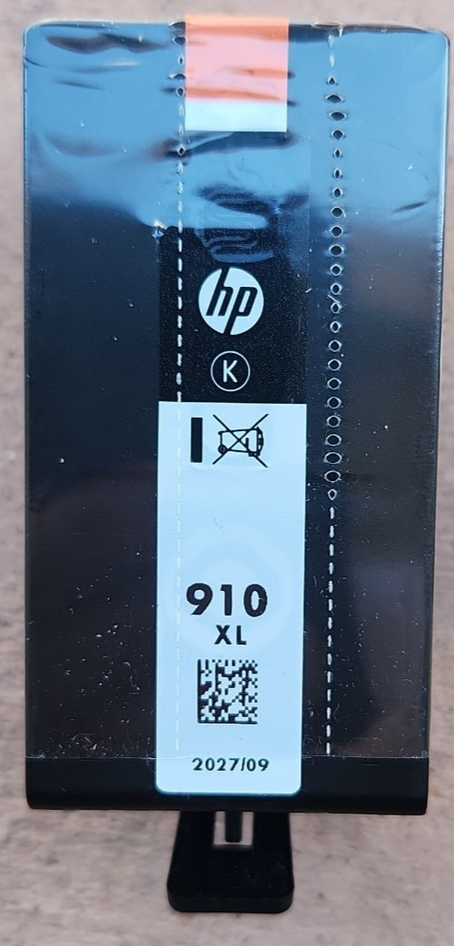 HP 910XL Black Ink Cartridge Genuine OEM (3YL65AN) – EXP 09/2027 NEW SEALED