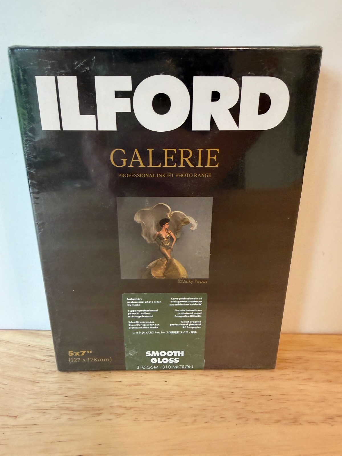 Ilford Galerie Smooth Gloss 5″x7″ 310gsm 100 Sheets Photo Paper NEW SEALED