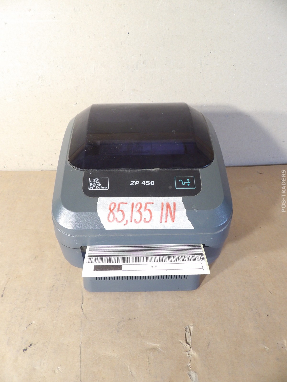 Zebra ZP450 Direct Thermal Barcode Label Printer 104mm – 85.135 IN – TESTED OK