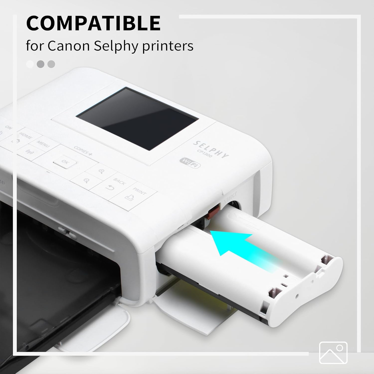 Compatible Canon Selphy CP1500 Ink and Paper for Selphy CP1300 CP1200 CP1000 CP9