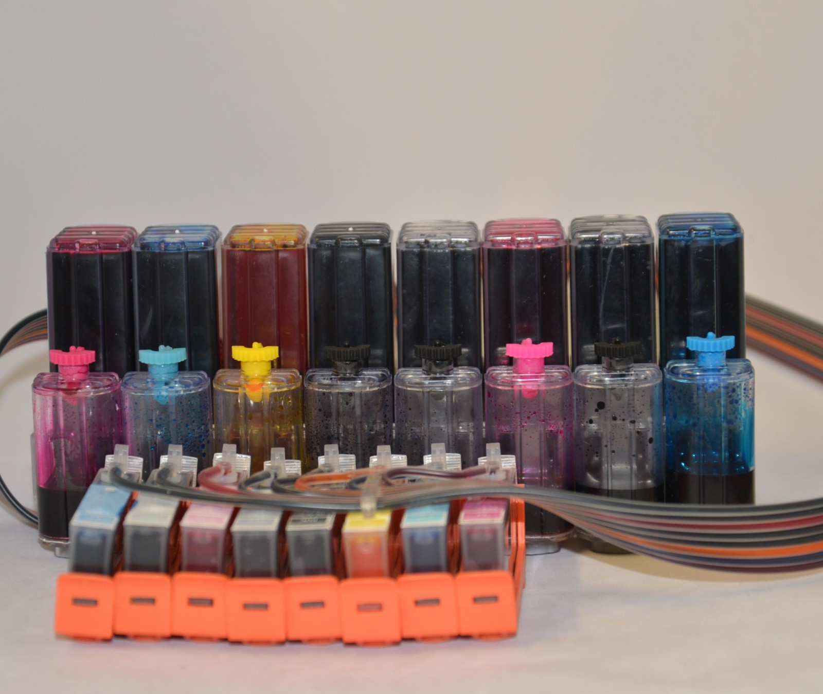Refillable CIS CISS ink system for Canon Pro 100 Printer cli-42 cartridge .